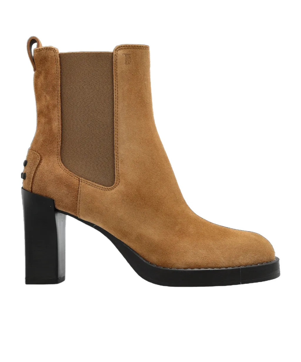 80Mm Suede Chelsea Boots