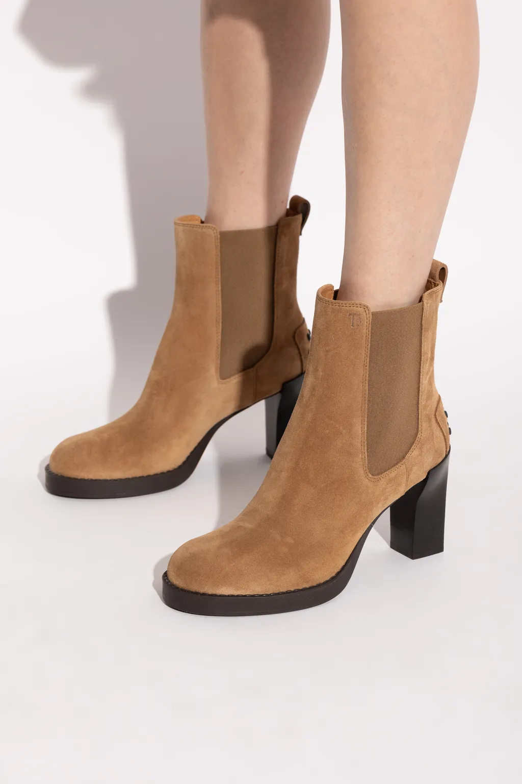 80Mm Suede Chelsea Boots