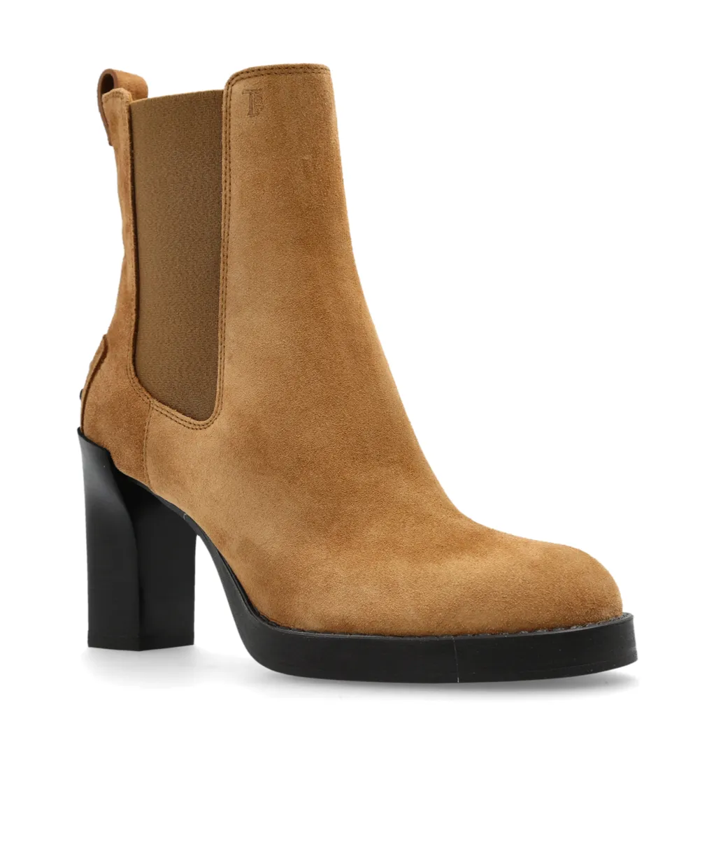 80Mm Suede Chelsea Boots