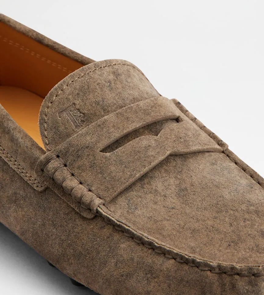 Round-Toe Slip-On Loafers