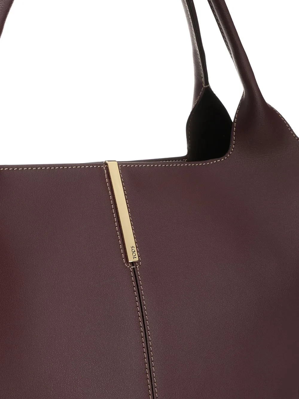 Logo Plaque Medium-Small Shopping Bag