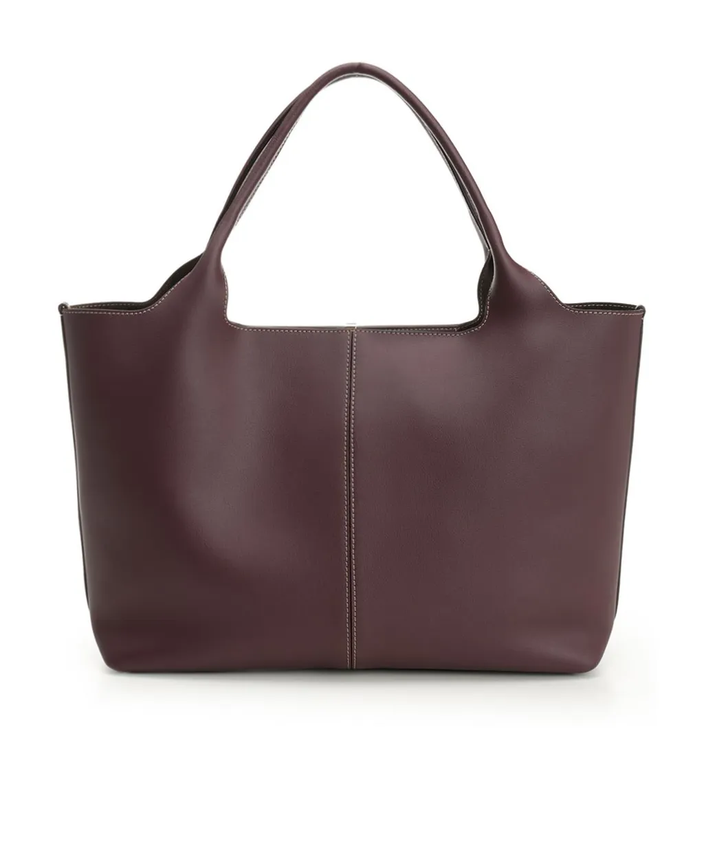 Logo Plaque Medium-Small Shopping Bag