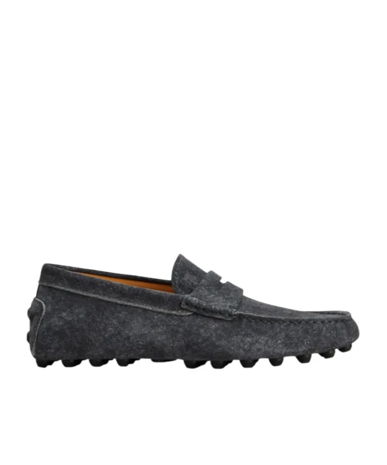 Round-Toe Slip-On Loafers
