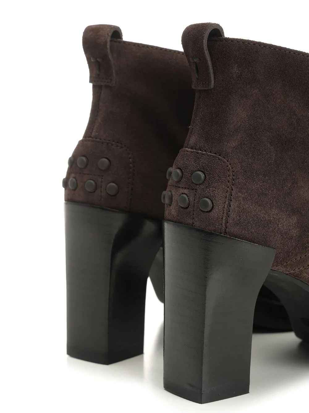 Round-Toe Lace-Up Ankle Boots