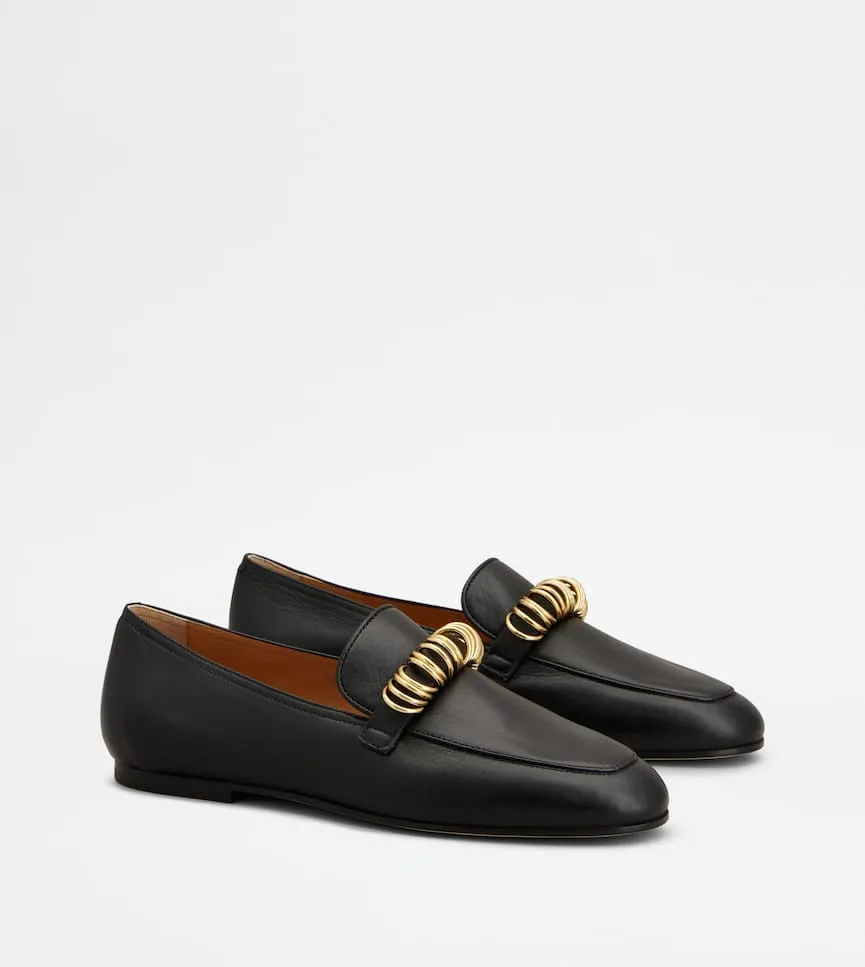 Round-Toe Slip-On Loafers