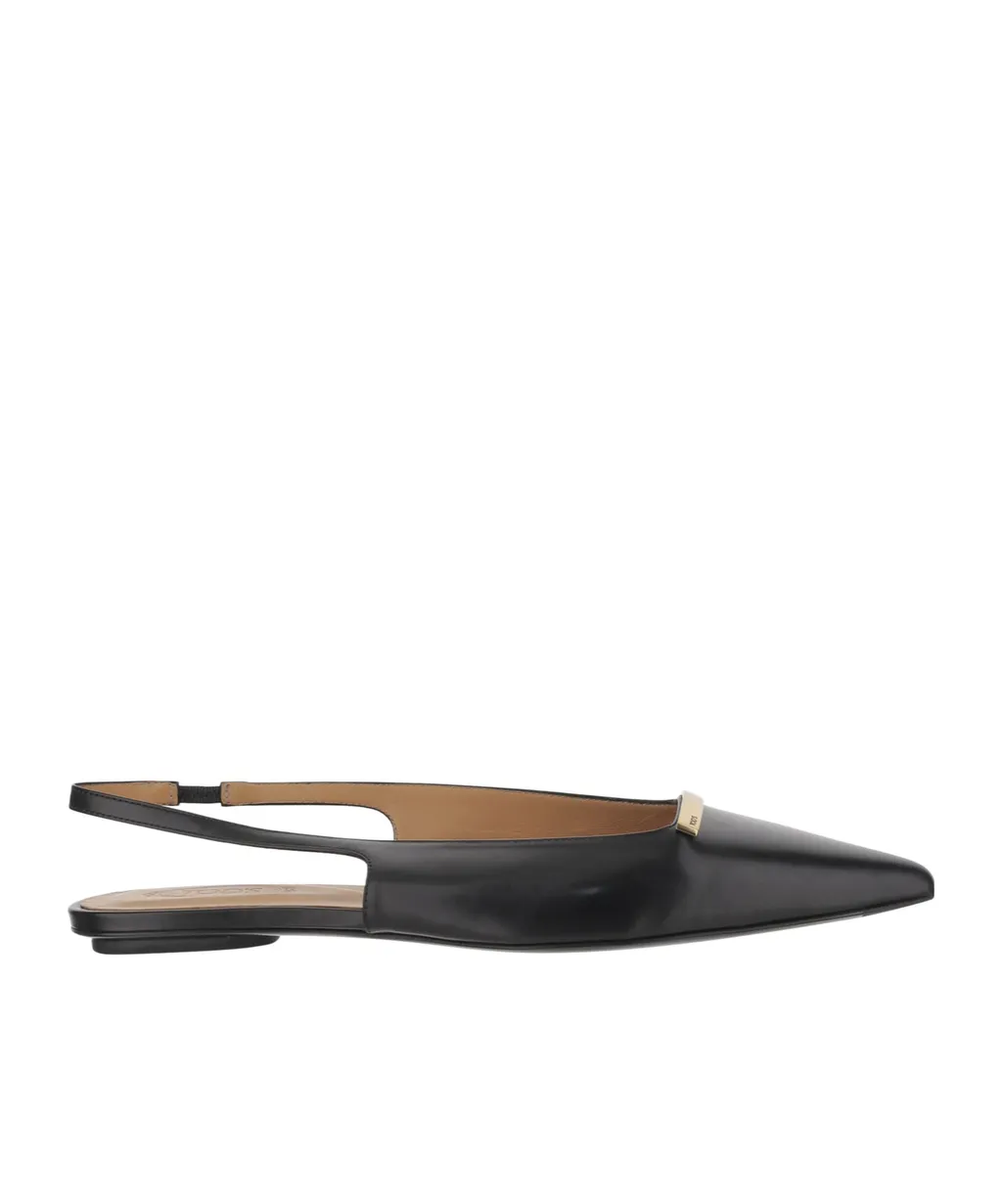 Leather Slingbacks