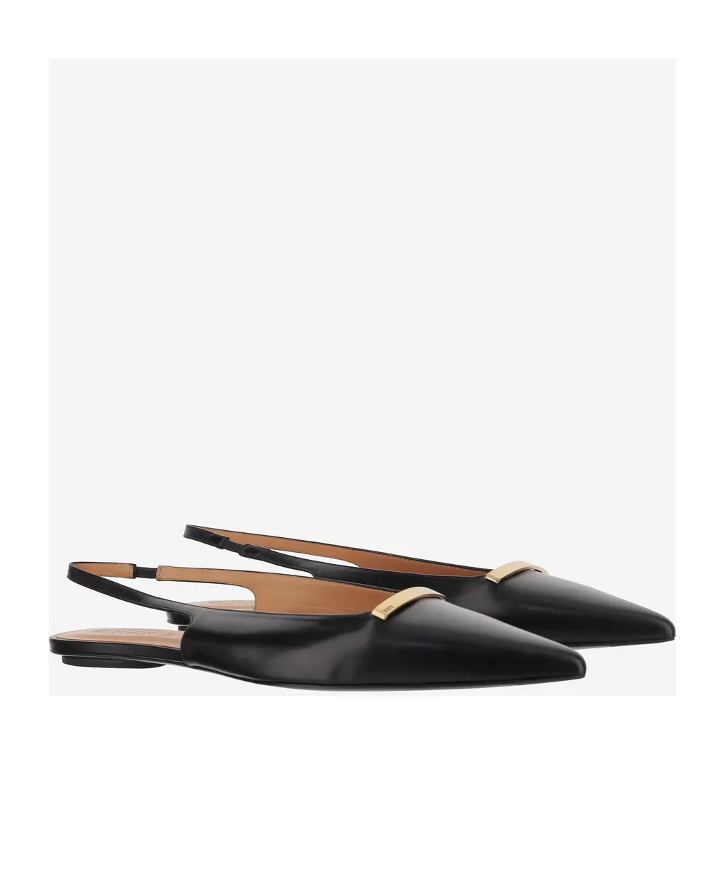 Leather Slingbacks