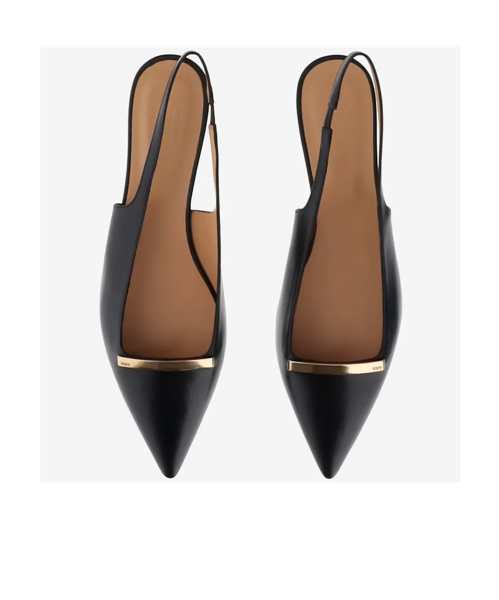 Leather Slingbacks