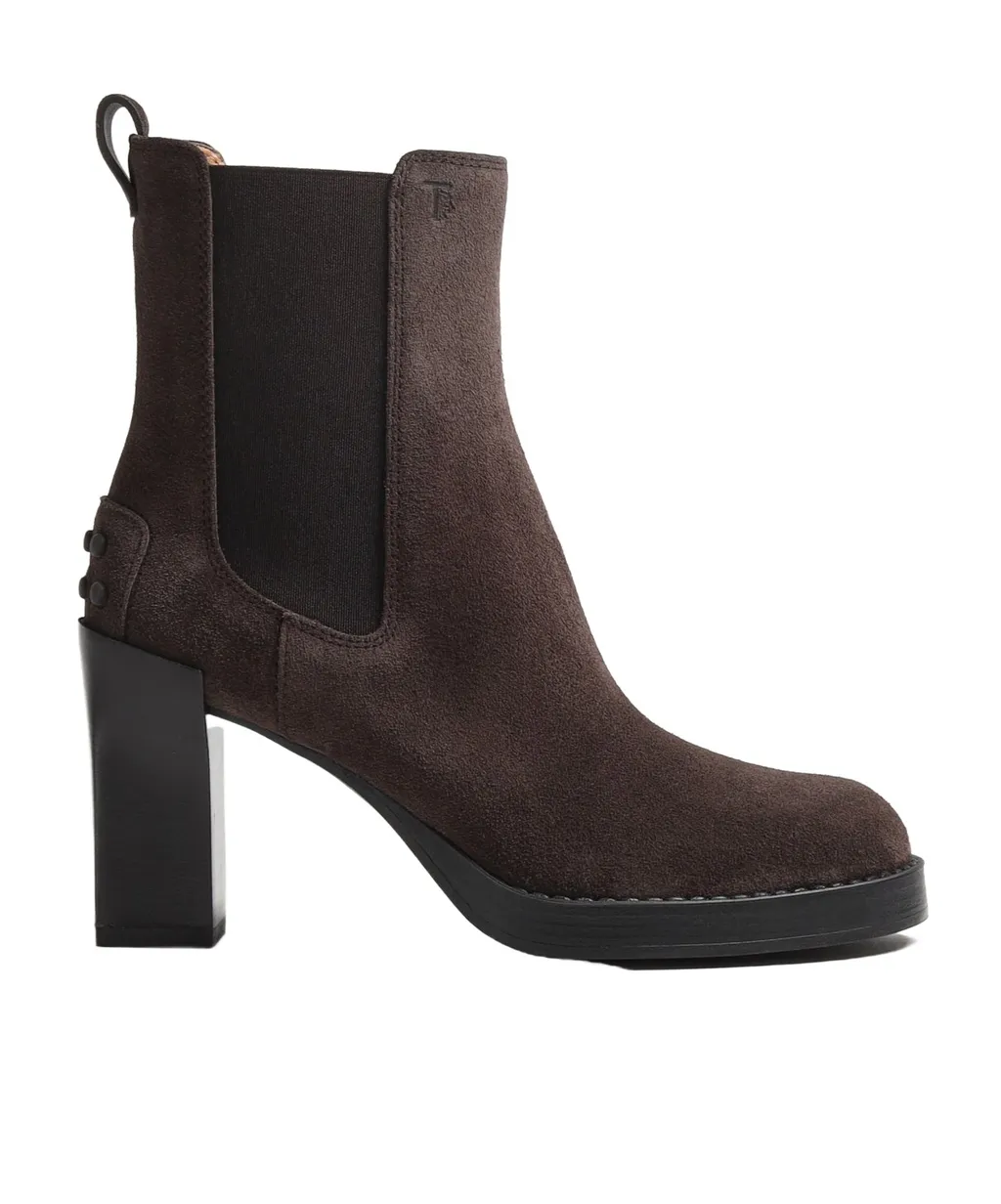 80Mm Suede Chelsea Boots