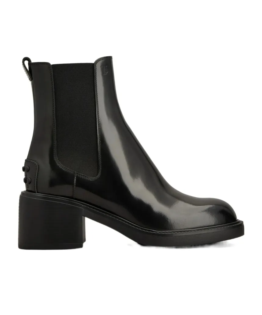 Block Heel Chelsea Boots