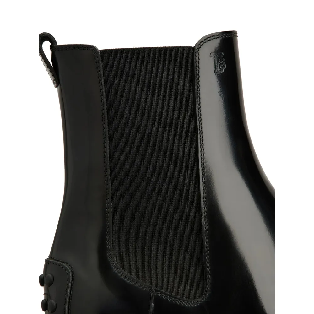 Block Heel Chelsea Boots