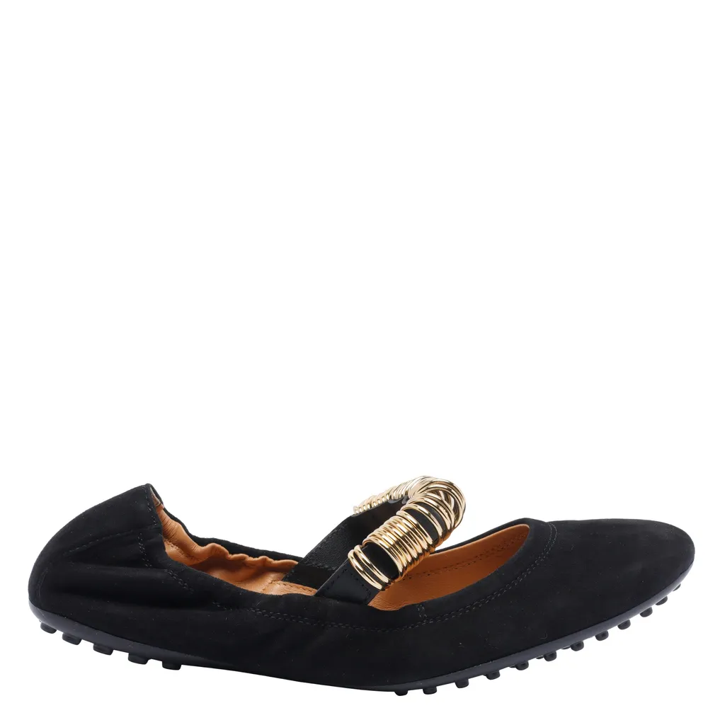 Ring Embellished Ballerinas