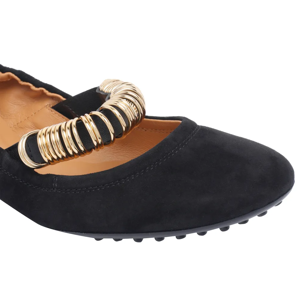 Ring Embellished Ballerinas
