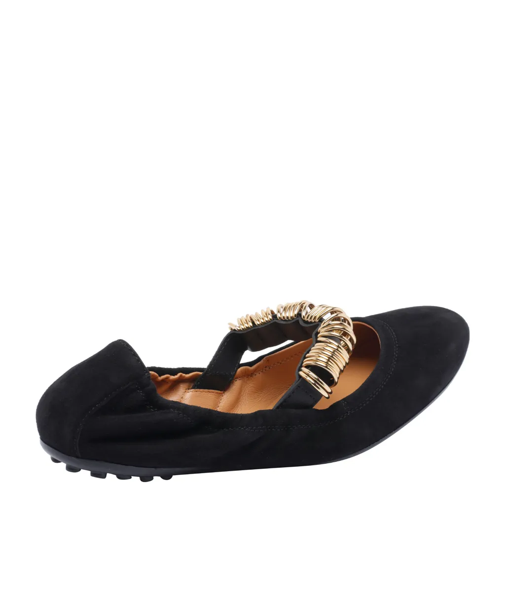 Ring Embellished Ballerinas