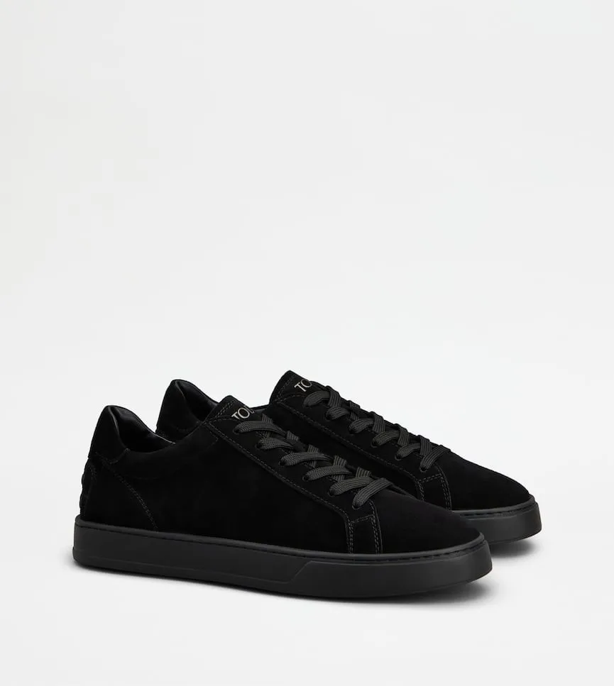 Logo Printed Round Toe Sneakers