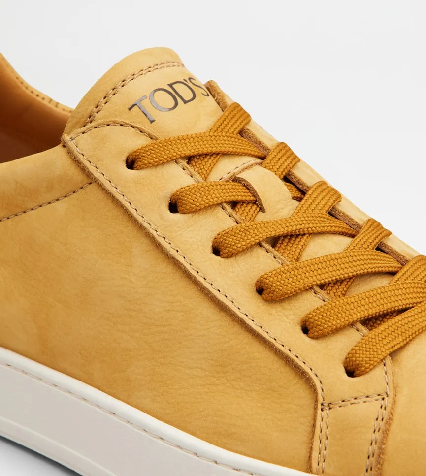 Logo Stamped Lace Up Sneakers