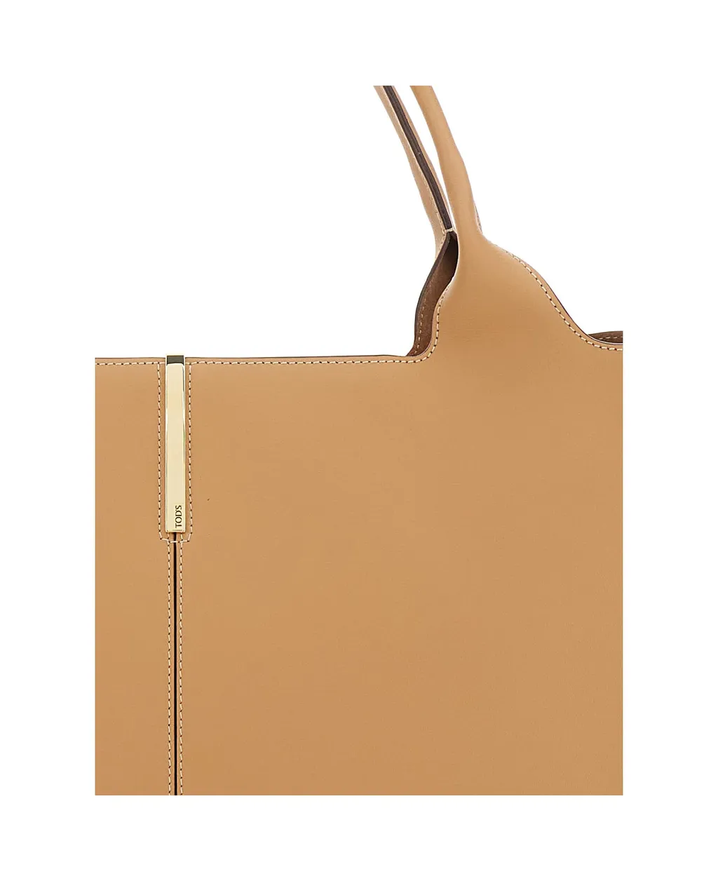 Logo Plaque Medium-Small Shopping Bag