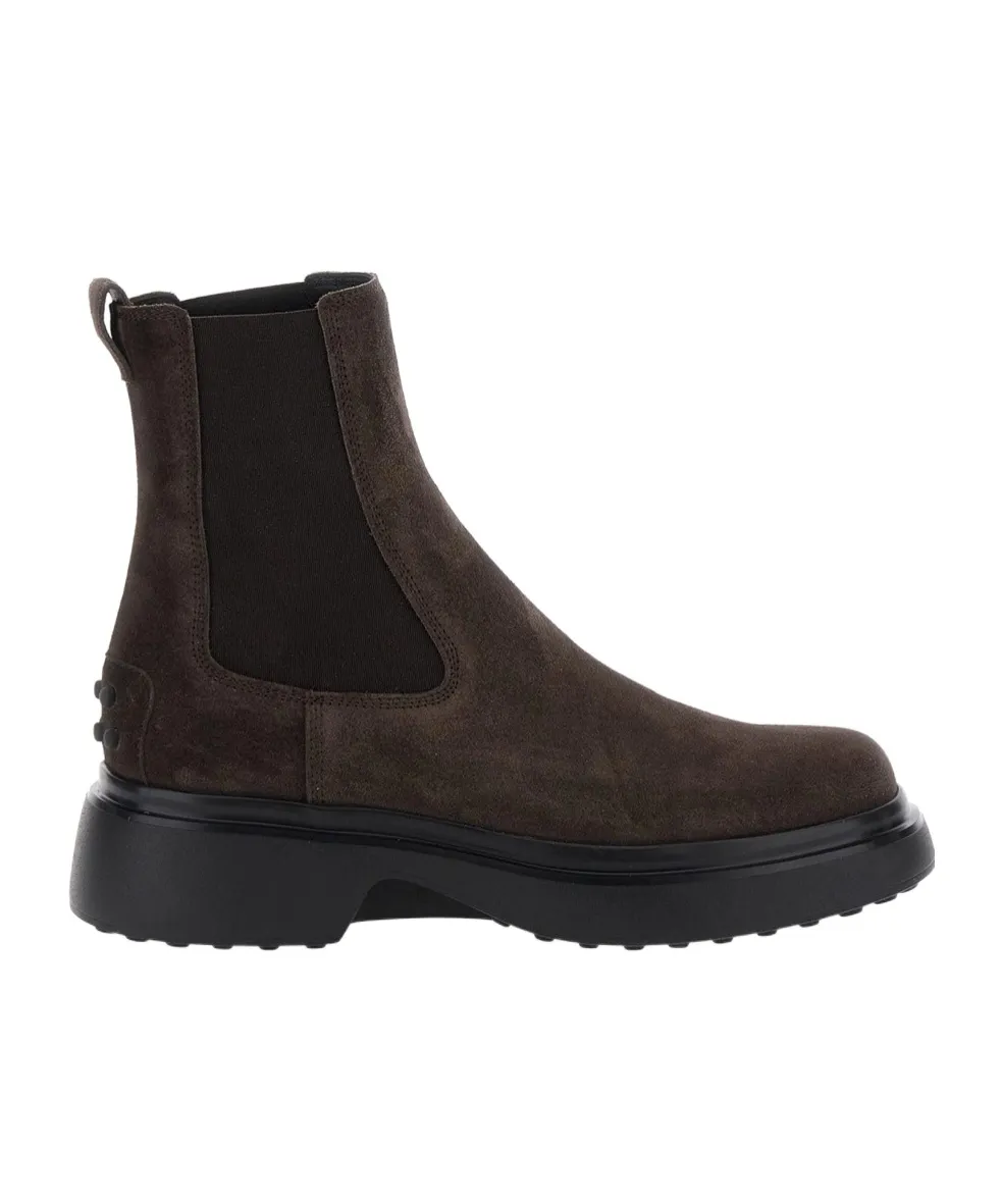 Round Toe Slip On Boots