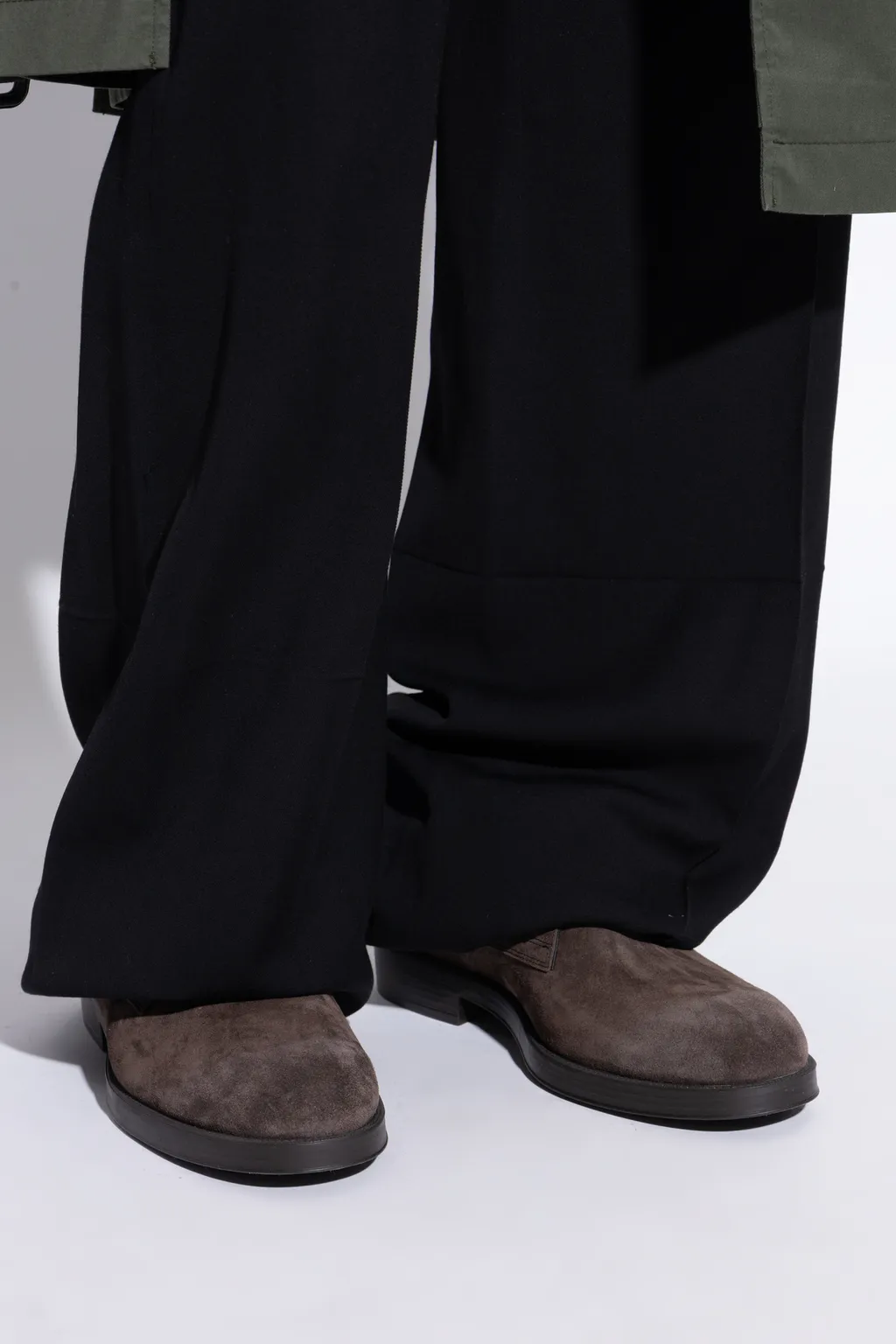Round Toe Lace Up Boots