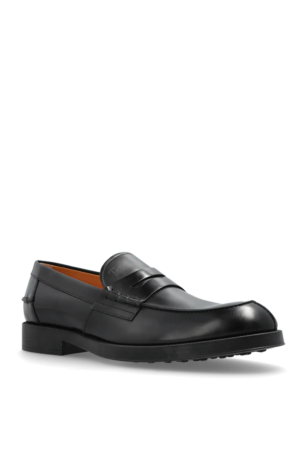 Logo Embossed Slip On Loafers
