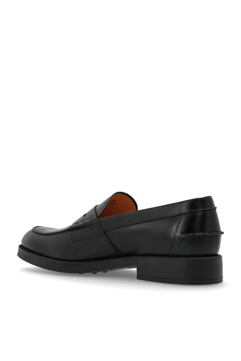 Logo Embossed Slip On Loafers