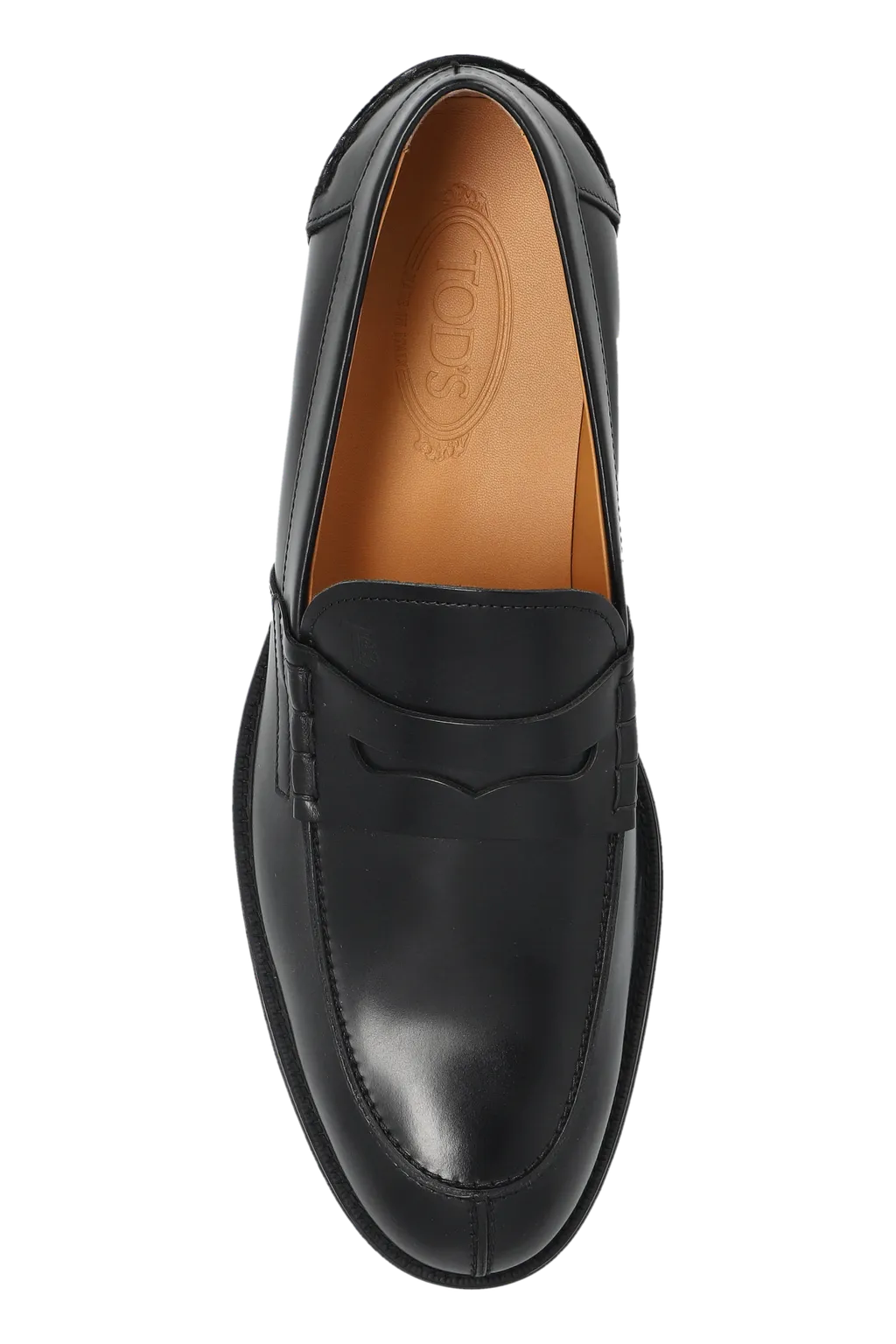 Logo Embossed Slip On Loafers