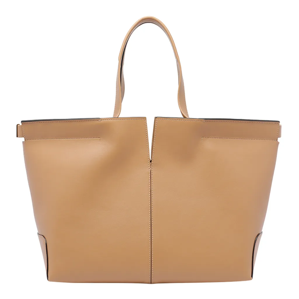 Logo Debossed Medium Tote Bag