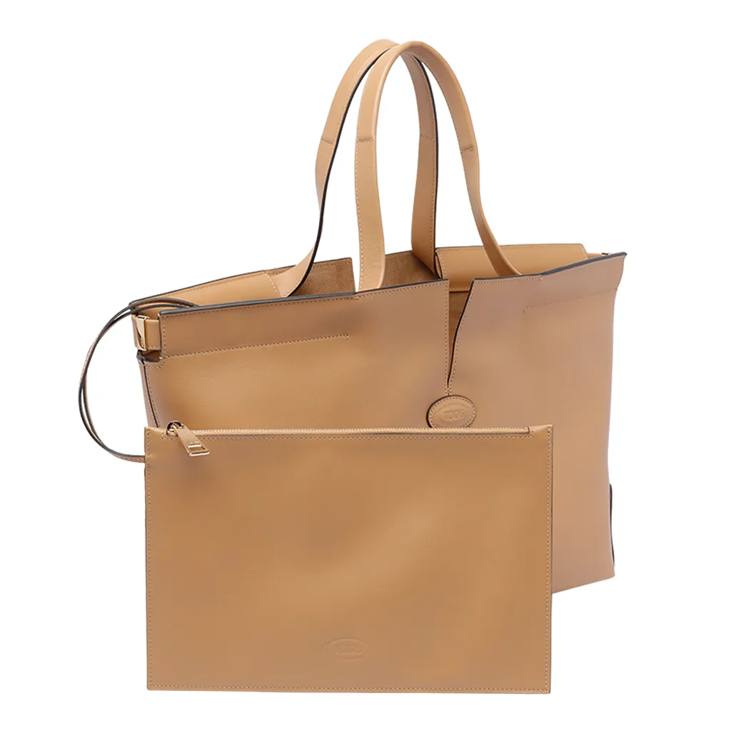 Logo Debossed Medium Tote Bag
