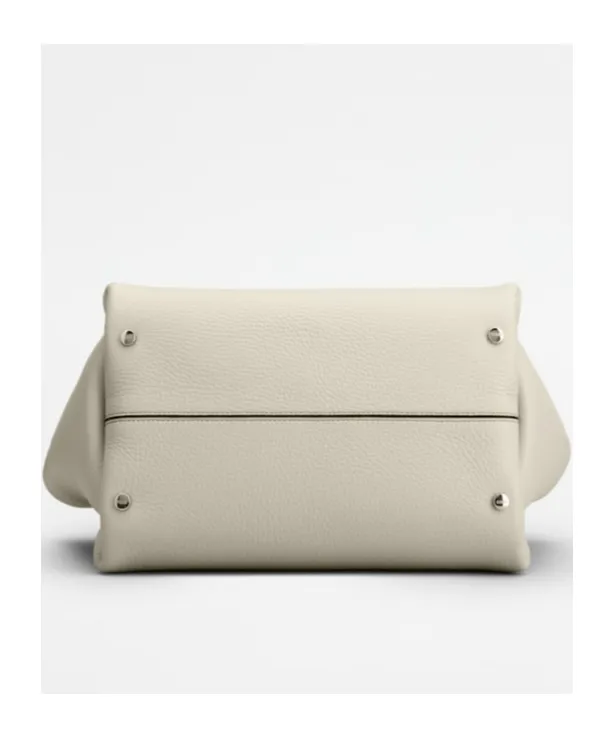 Logo Plaque Top Handle Bag