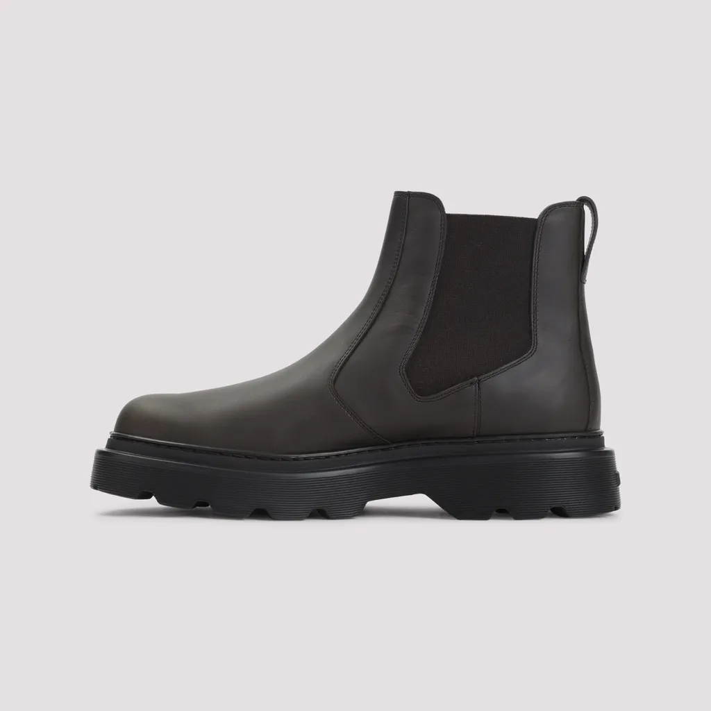 Round Toe Slip-On Ankle Boots