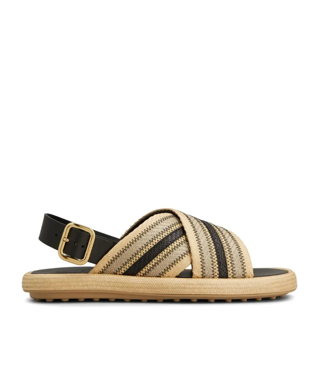Round Toe Flat Sandals