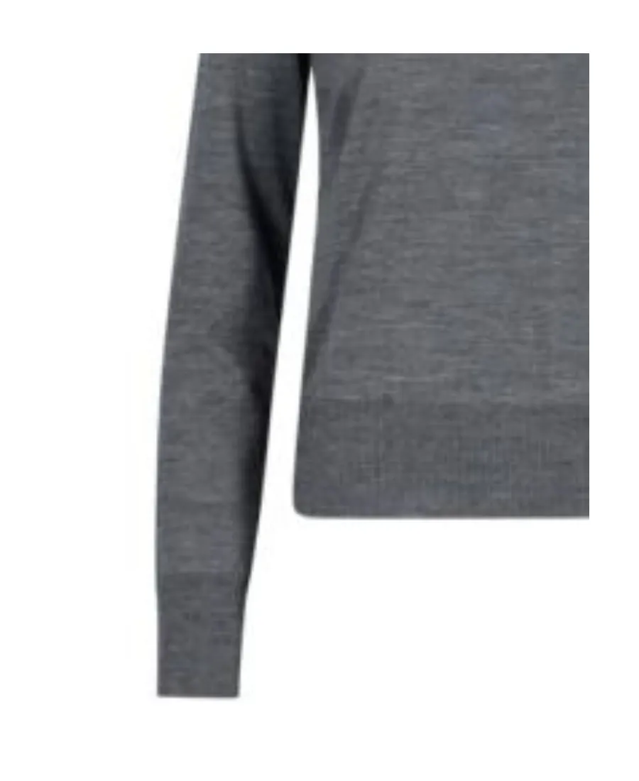 4-Bar Ribbed Crewneck Jumper
