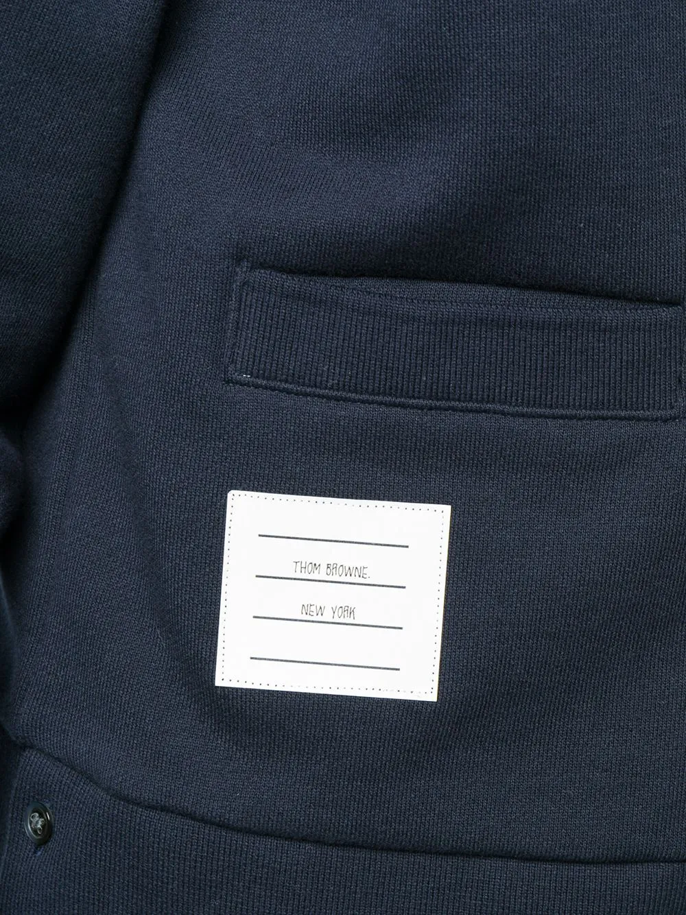 Logo Patch 4-Stripe Sleeved Cardigan