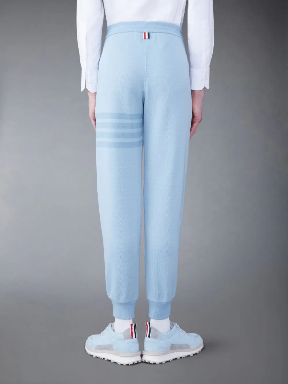 4-Bar Striped Drawstring Track Pants