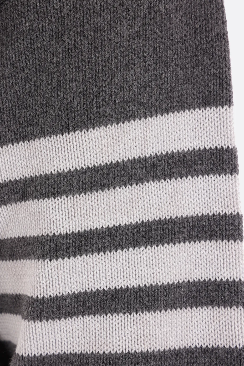 4-Bar Striped Knit Cardigan