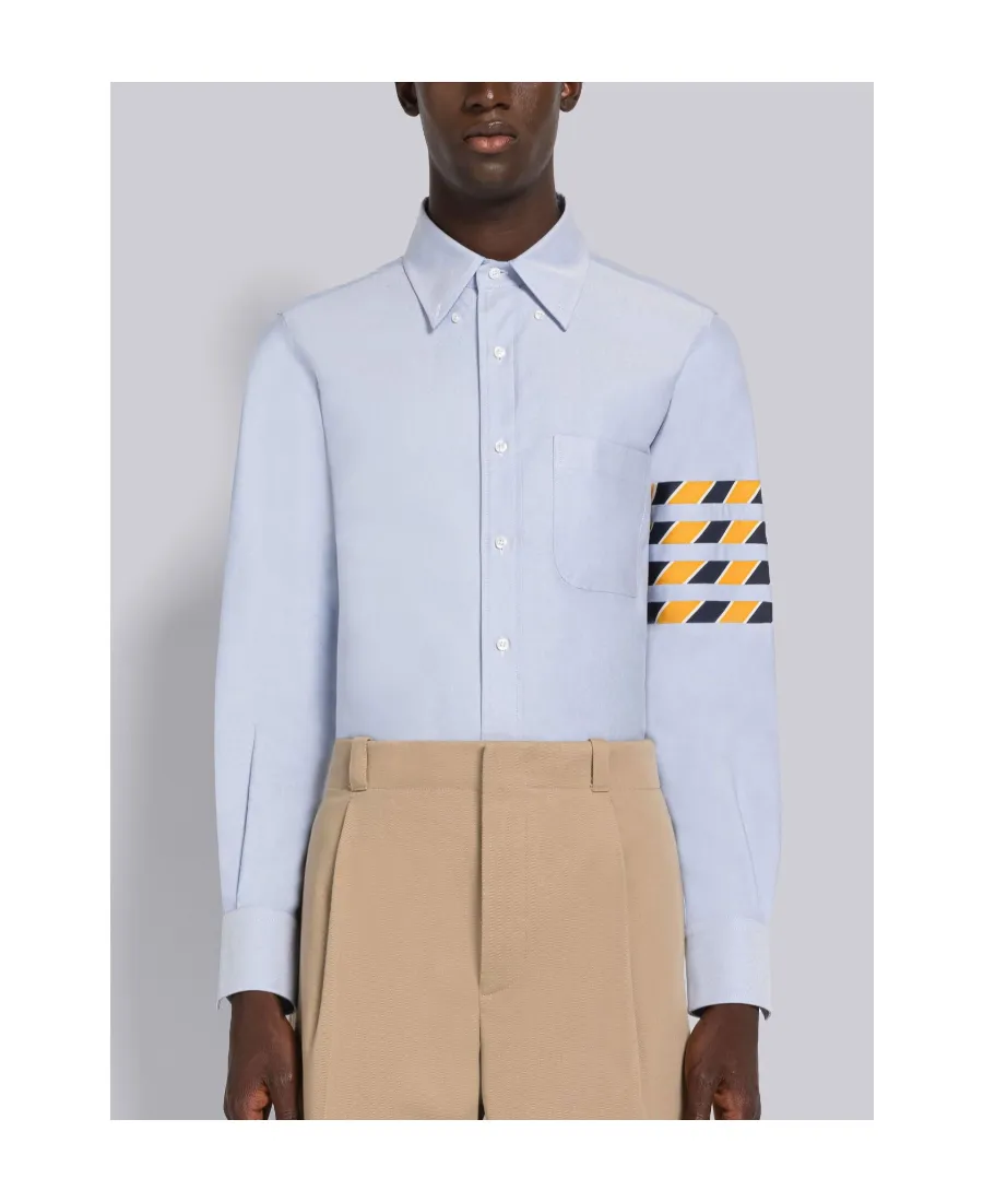 4-Bar Stripe Long-Sleeved Shirt