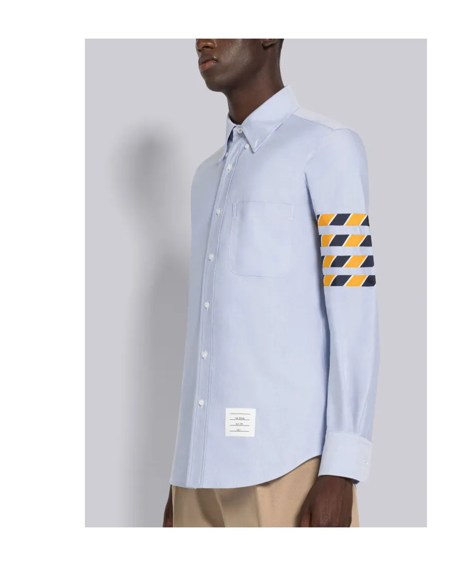 4-Bar Stripe Long-Sleeved Shirt