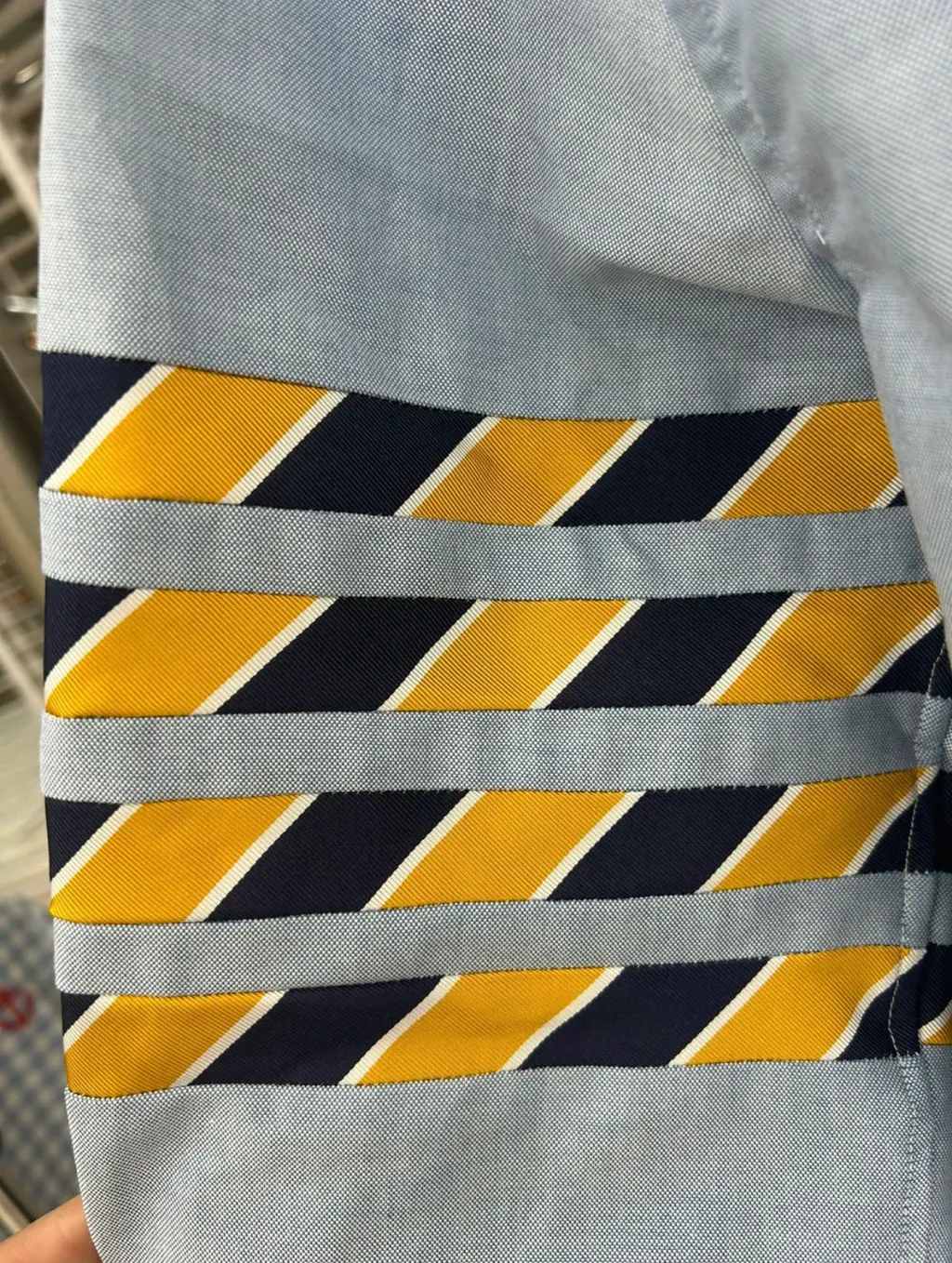 4-Bar Stripe Long-Sleeved Shirt
