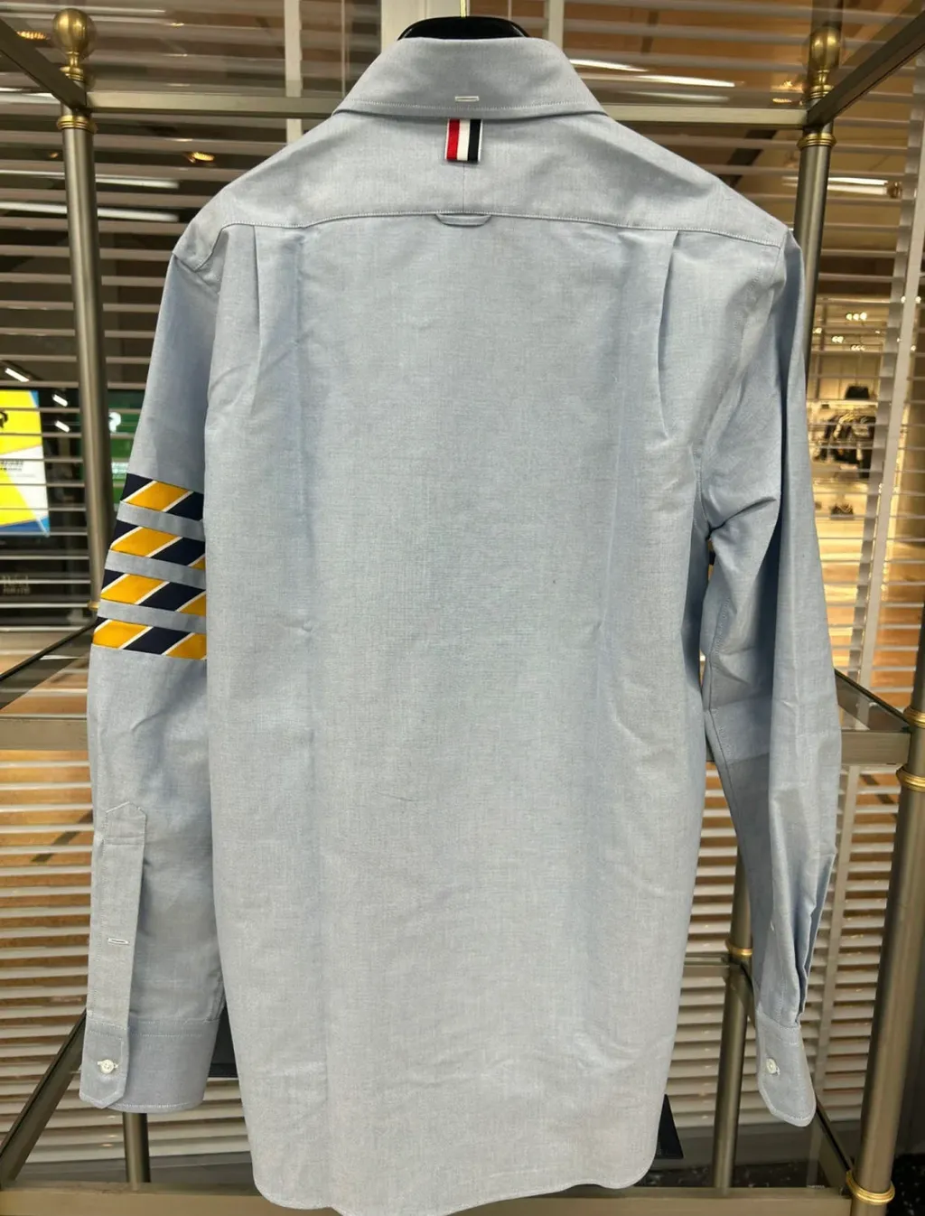 4-Bar Stripe Long-Sleeved Shirt