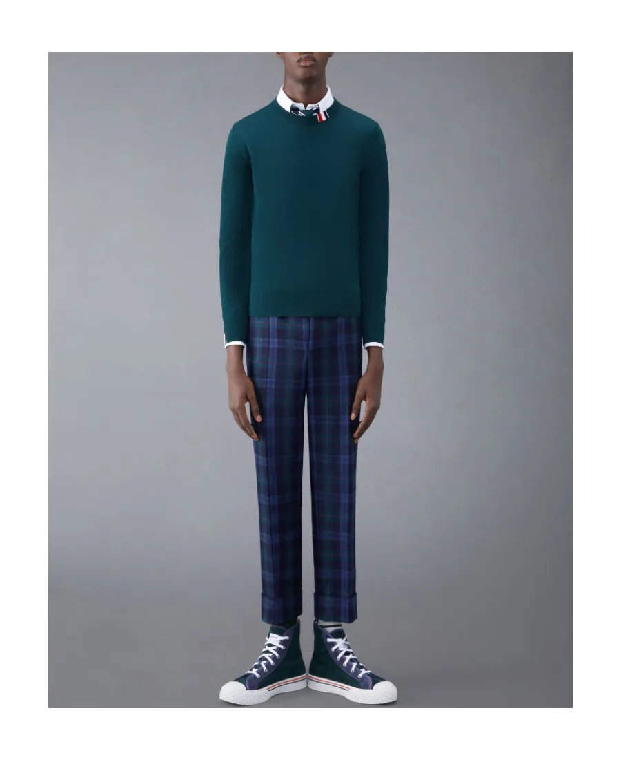 Rwb Stripe Detailed Crewneck Jumper