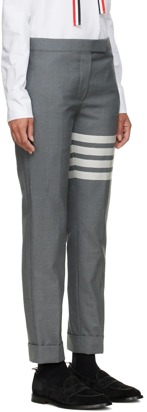 4-Bar Tailored Cropped Pants