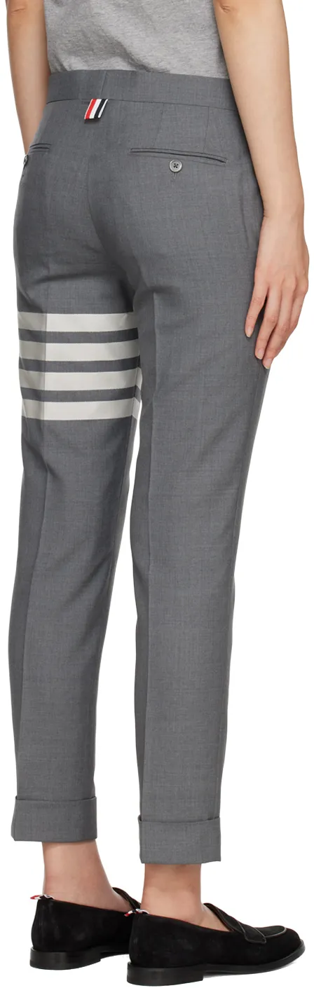 4-Bar Tailored Cropped Pants