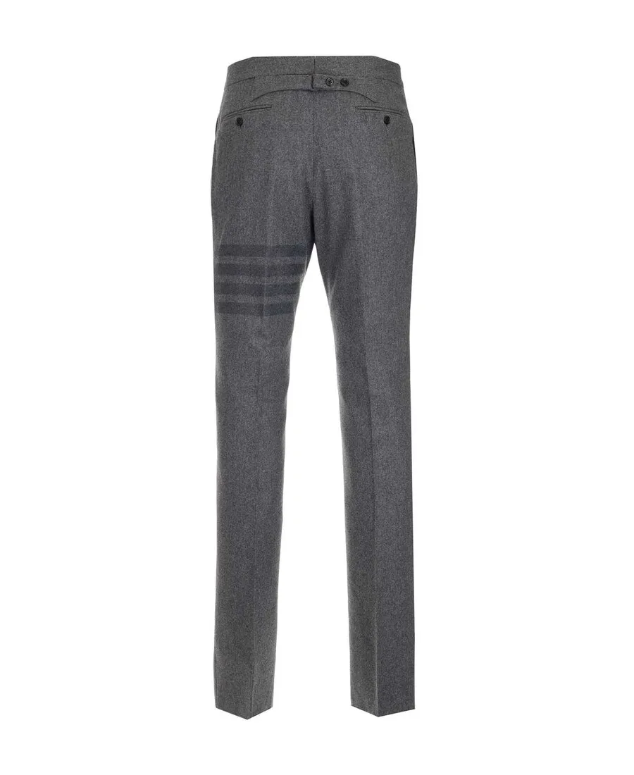 4 Bar Rolled Hem Trousers