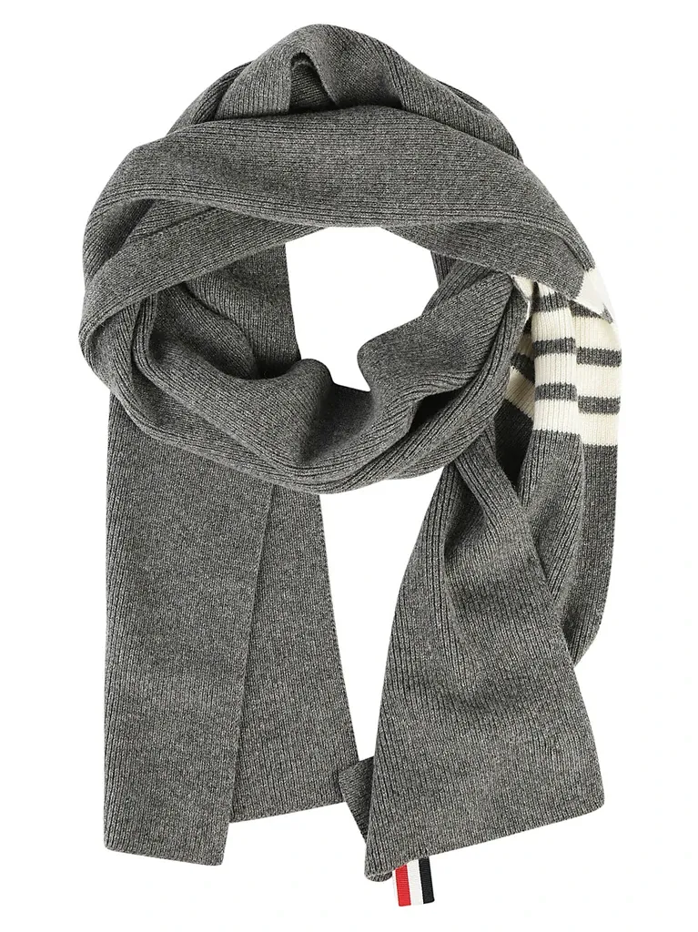 4-Bar Knitted Scarf