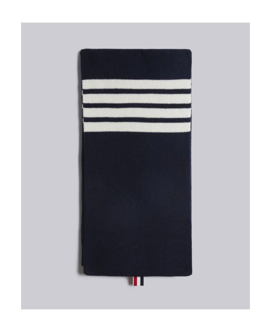 4-Bar Knitted Scarf