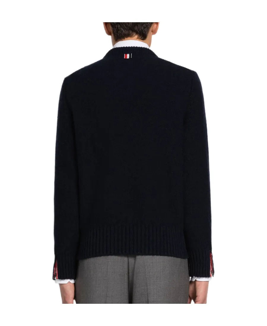 4-Bar Crewneck Sweater