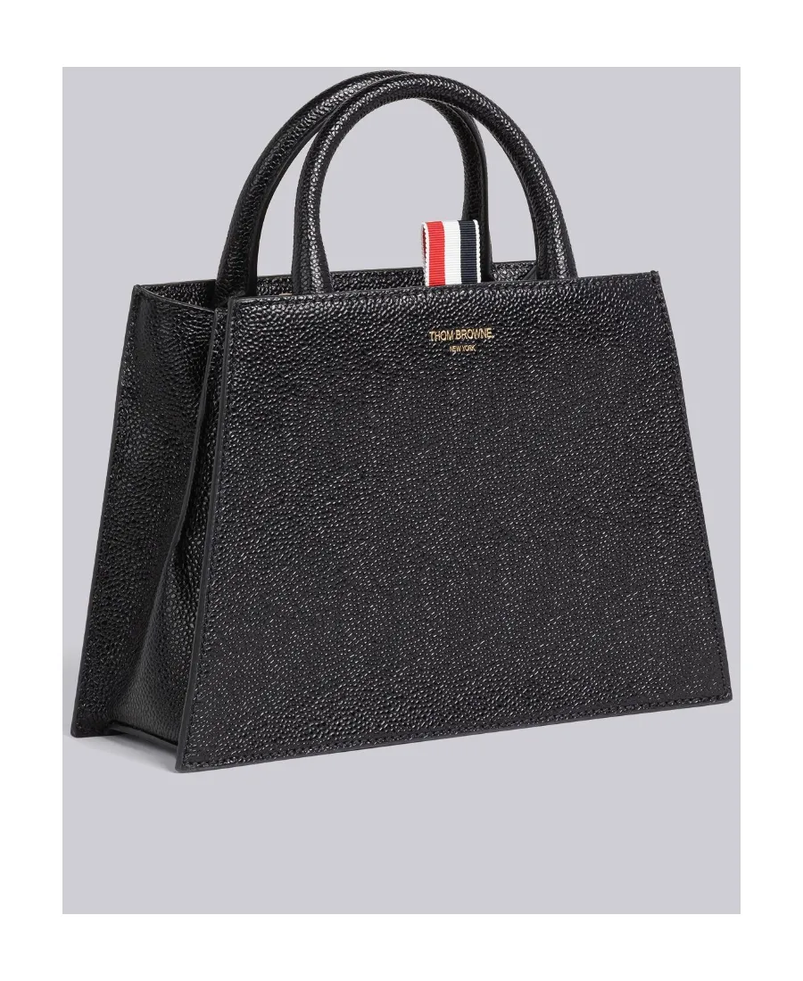 Logo Printed Top Handle Bag