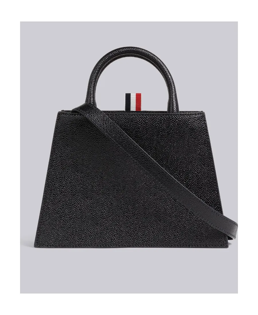 Logo Printed Top Handle Bag