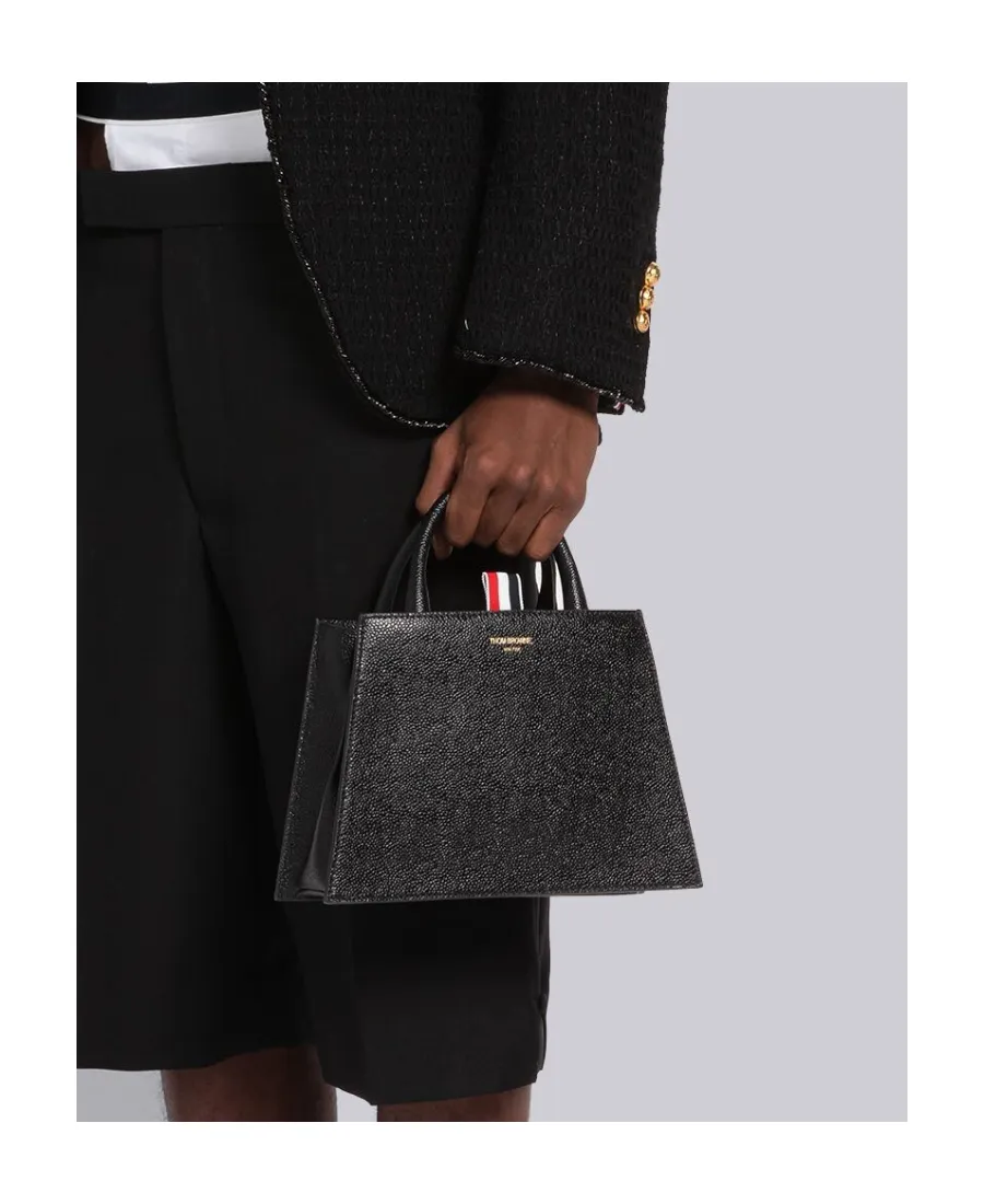 Logo Printed Top Handle Bag
