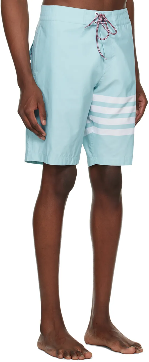 4-Bar Drawstring Shorts